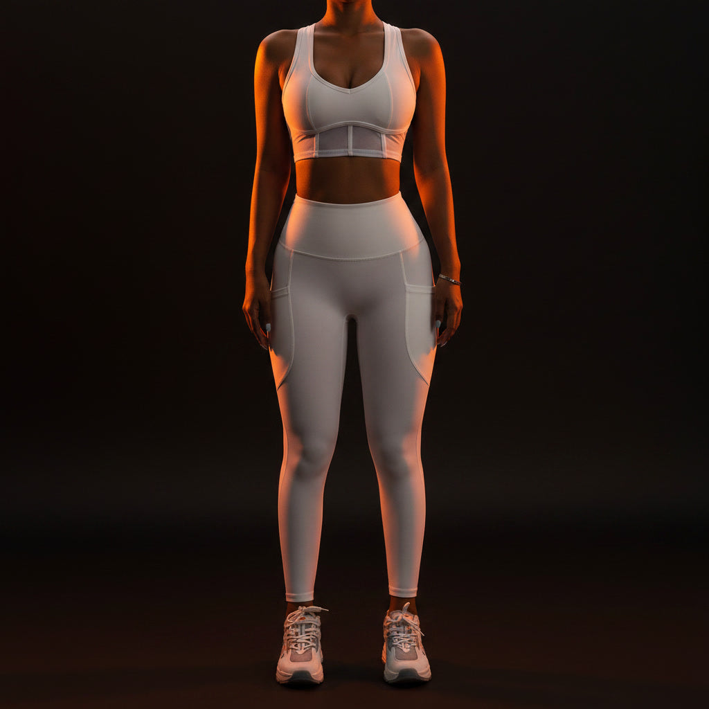 Women's Running Beauty Back Nude Fitness Clothing