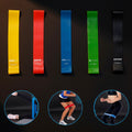 Yoga Resistance Rubber Bands Indoor Outdoor Fitness Equipment 0.35mm-1.1mm Pilates Sport Training Workout Elastic Bands