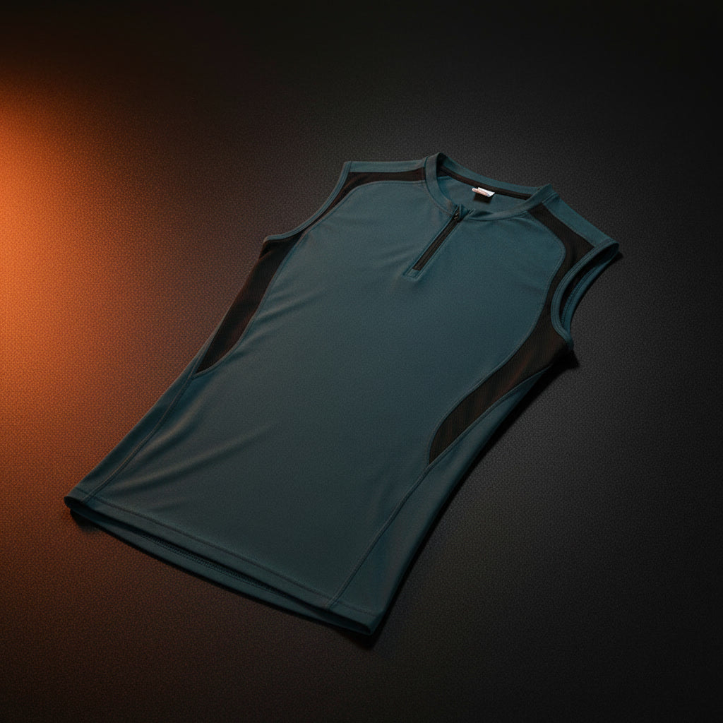 Men's Quick-Dry Sleeveless Workout Compression Tank Top