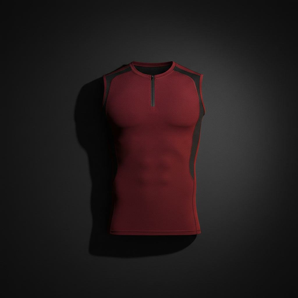 Men's Quick-Dry Sleeveless Workout Compression Tank Top