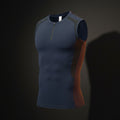 Men's Quick-Dry Sleeveless Workout Compression Tank Top