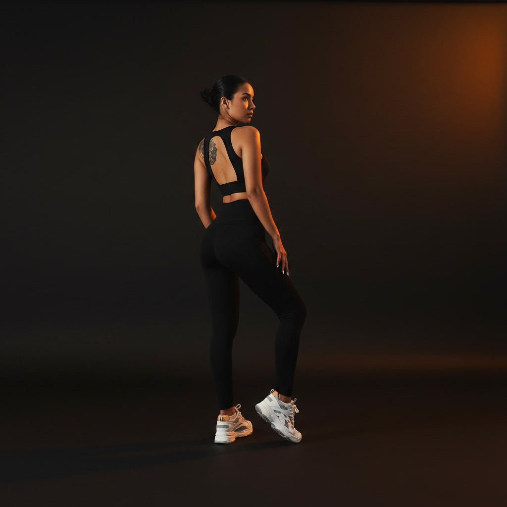 Women's Running Beauty Back Nude Fitness Clothing