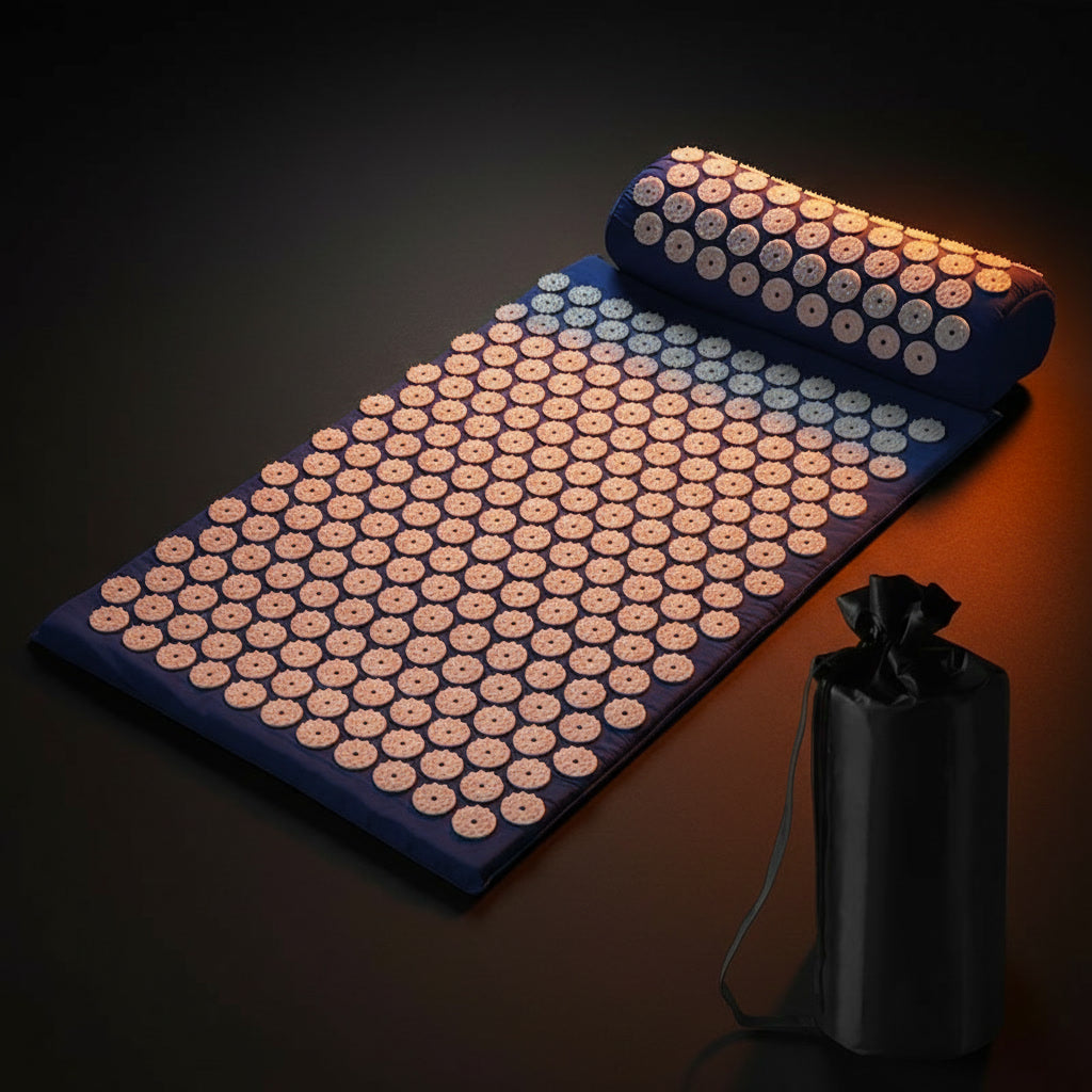 AcuRelief™ Yoga Acupressure Mat & Pillow Set