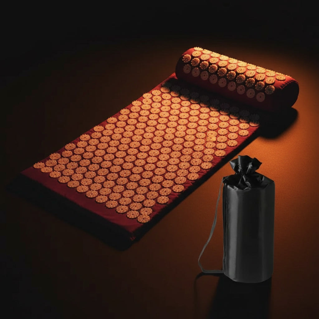 AcuRelief™ Yoga Acupressure Mat & Pillow Set